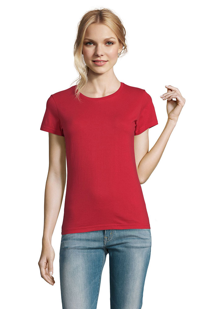 Sols Ženska pamučna majica Imperial Red veličina XXL 11502