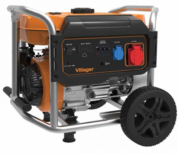 Benzinski agregat za struju 1x230V 1x400V Villager VGP 6700 S - Image 1