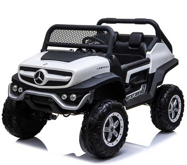 Dečiji automobil na akumulator Mercedes Unimog Beli - Image 1