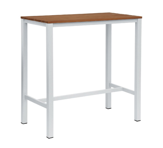 Baštenski barski sto Mediteraneo 110x60 beli