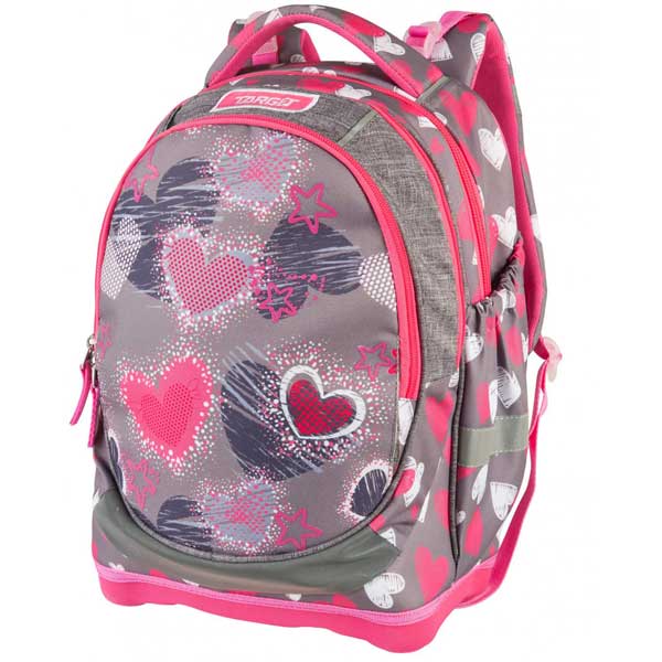 Target školski ranac Superlight Petit Grey Hearts 26237 - Image 1