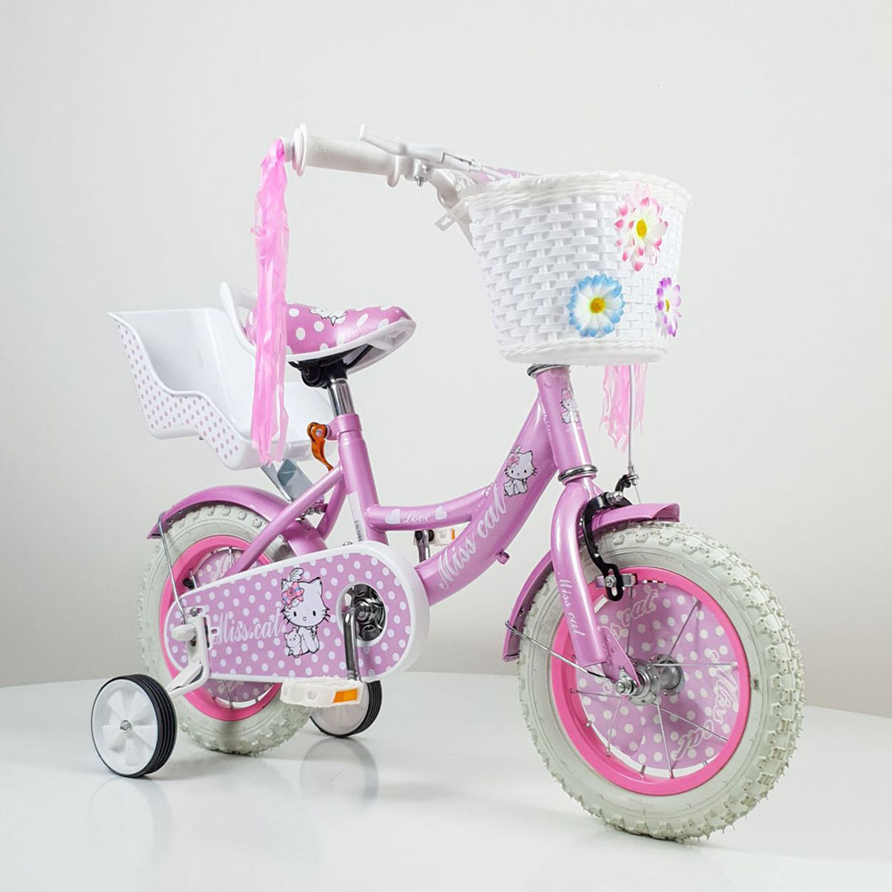 Dečiji bicikl sa pomoćnim točkićima Miss Cat 708