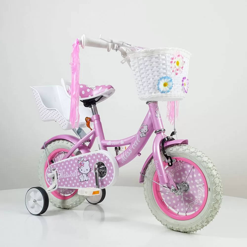 Dečiji bicikl sa pomoćnim točkićima Miss Cat 708