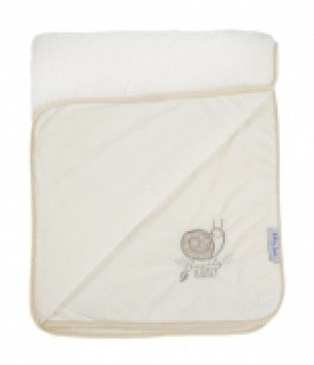 KIKKA BOO Ćebence za bebe LUXURY Coral FLEECE-SHERPA Ivory Snail 31103020035