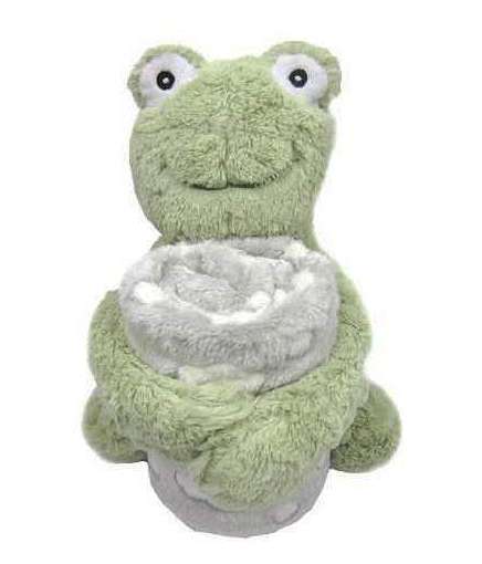 KIKKA BOO SET Ćebence za bebe i igračka - Froggy 31103020041