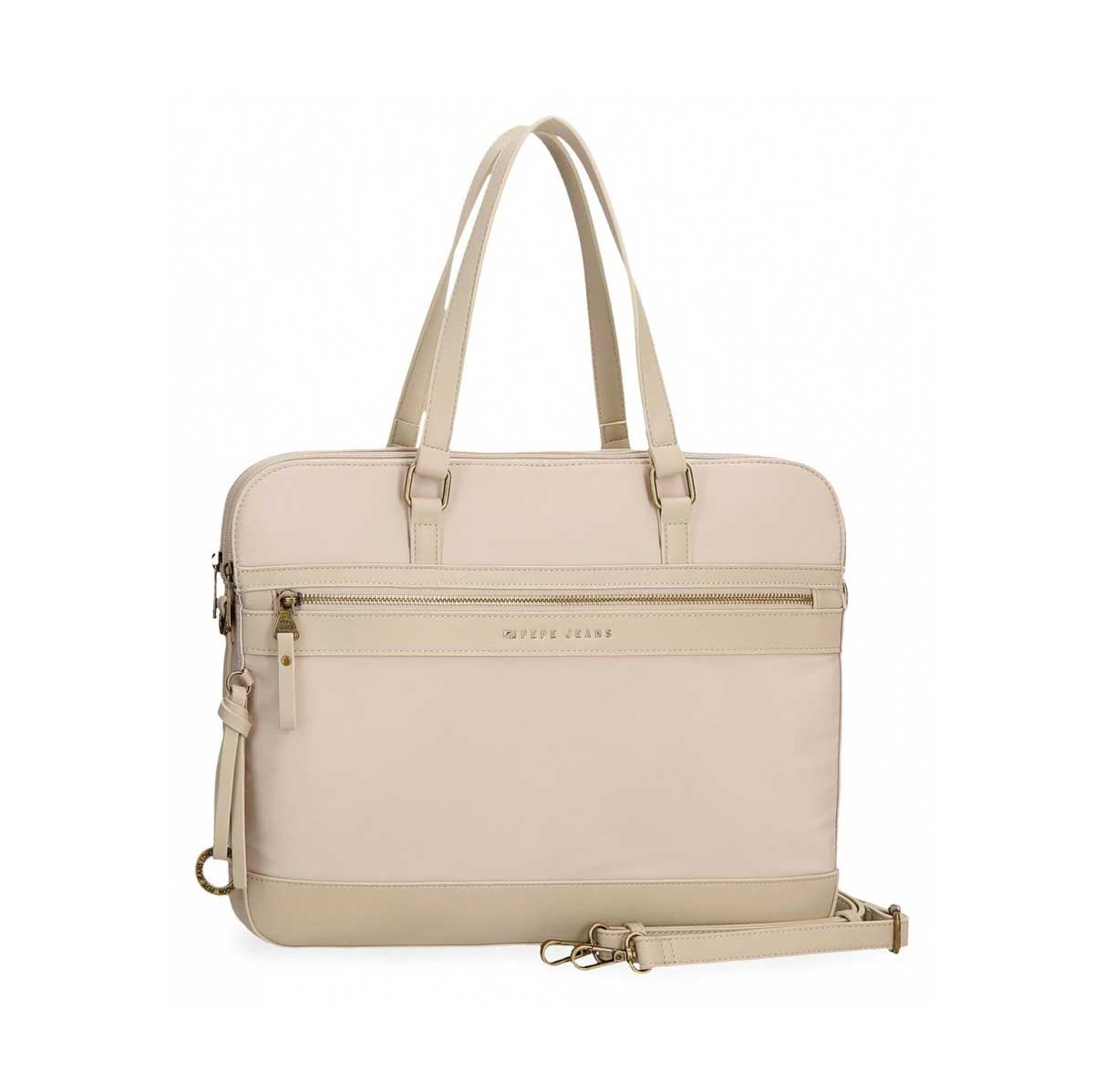 Poslovna laptop torba Pepe Jeans Morgan beige 79260