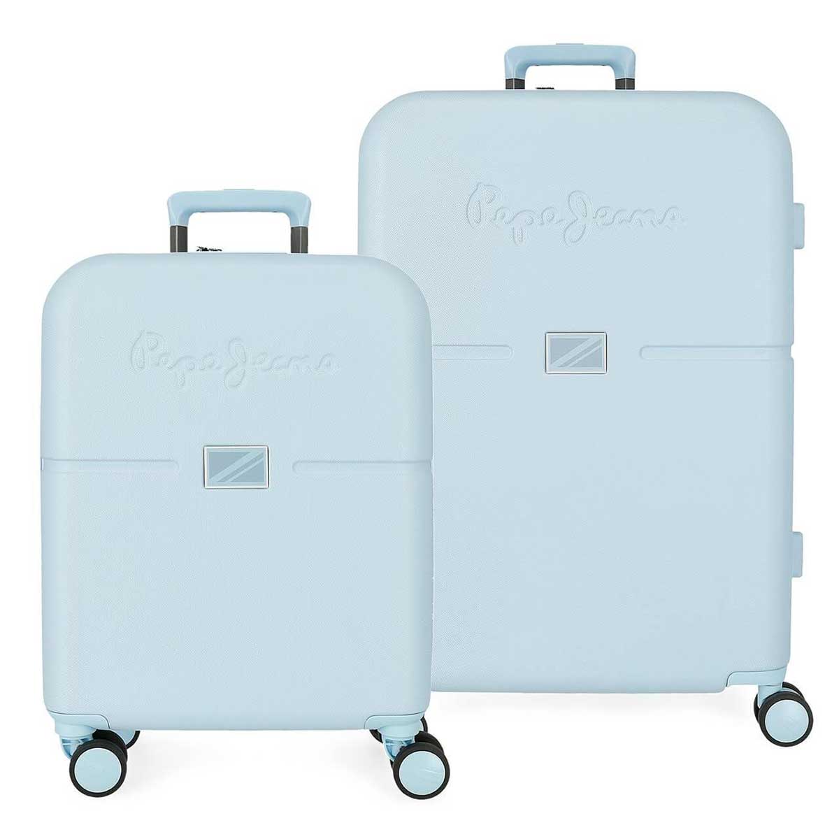 Koferi za putovanja 70cm i 55cm Pepe Jeans Accent sky blue 76995