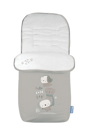 KIKKA BOO Zimska navlaka za kolica POLAR Friends Beige 31108040040