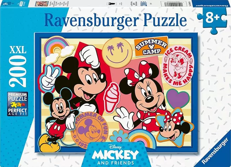 Puzzle slagalice za decu 200XXL delova Disney Mickey and Minnie Road trip Ravensburger 12004136