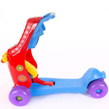 KIKKA BOO Guralica RIDE-ON 3 u 1 Red Blue