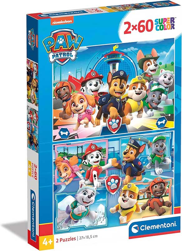 Puzzle slagalice 2x60 delova Paw Patrol Clementoni 21617