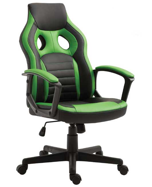 Radna stolica 2328 Zeleno-crna