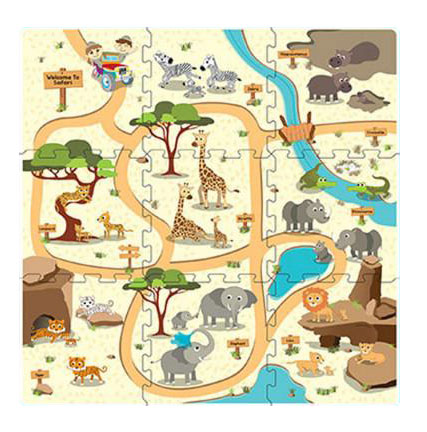 Podne puzzle Safari 9 komada 320x320mm
