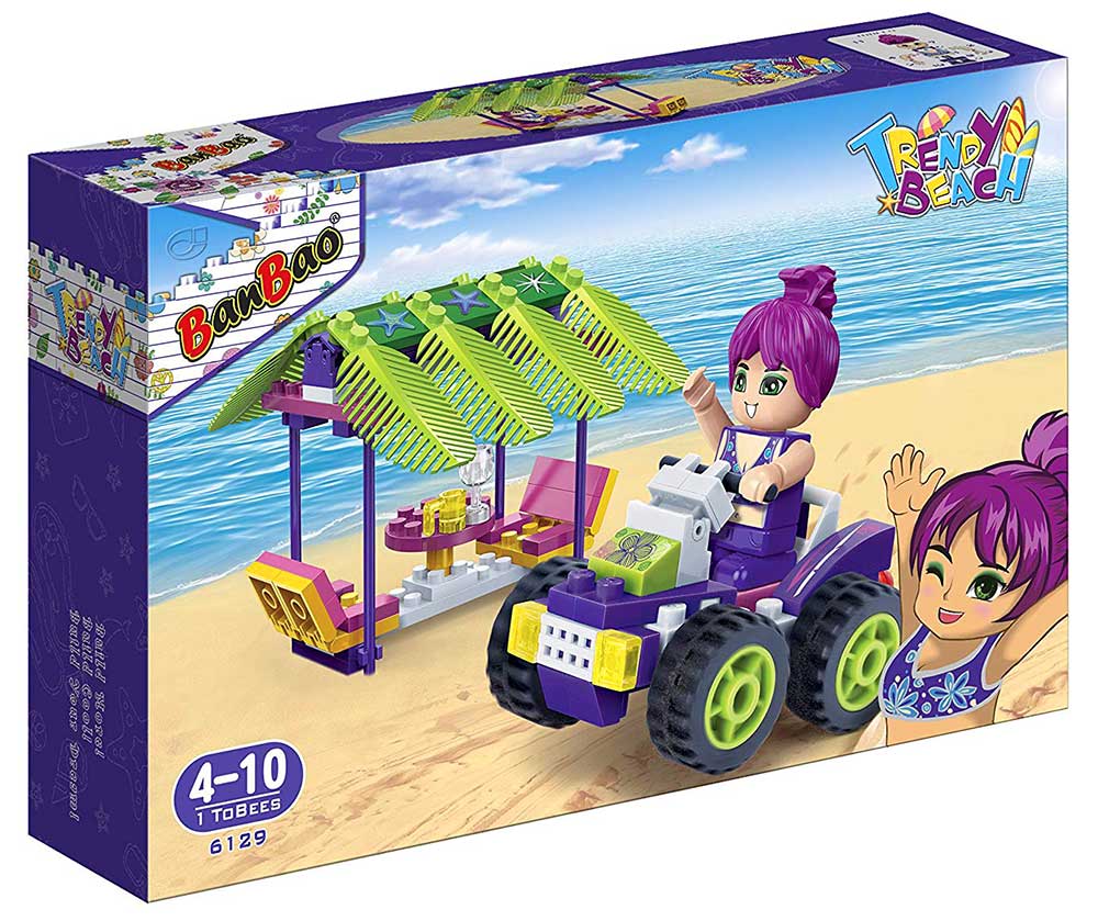BANBAO Kocke Trendy Beach AUTO ZA PLAŽU - Quad Bike Patrol 6129
