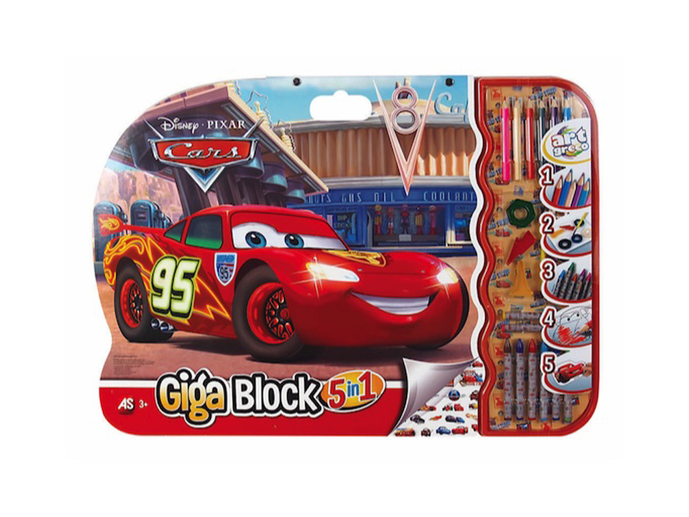 Bojanka GIGA BLOCK 5u1 CARS