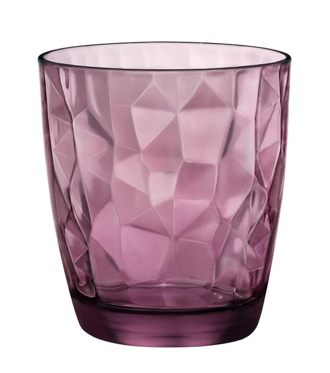 Bormioli Rocco čaša za vodu Diamond aqua ljubicasta 30cl 3u1 350230
