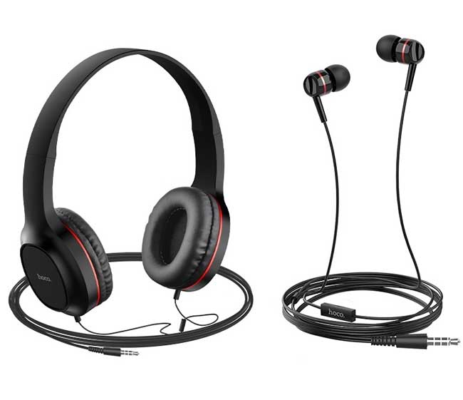 Dva para slušalica sa mikrofonom Hoco W24 Red