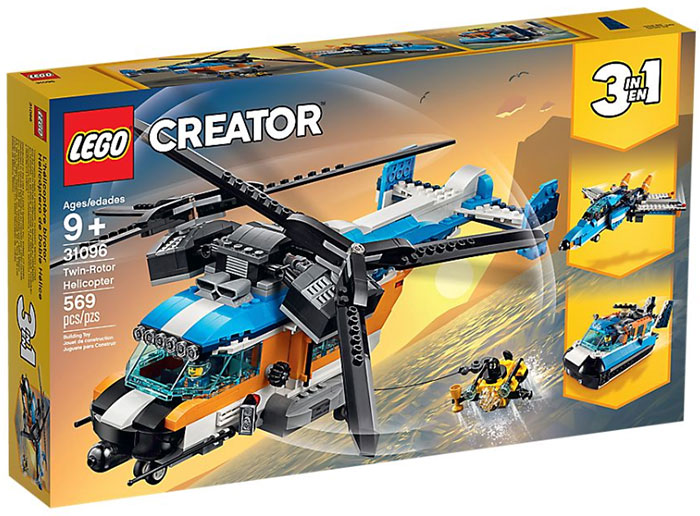 LEGO® Creator Kocke 3u1 - Helikopter sa dva rotora 31096