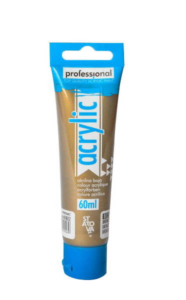 PROFESSIONAL Acrylic - Akrilna boja Bronzana 60ml 640802 - Image 1