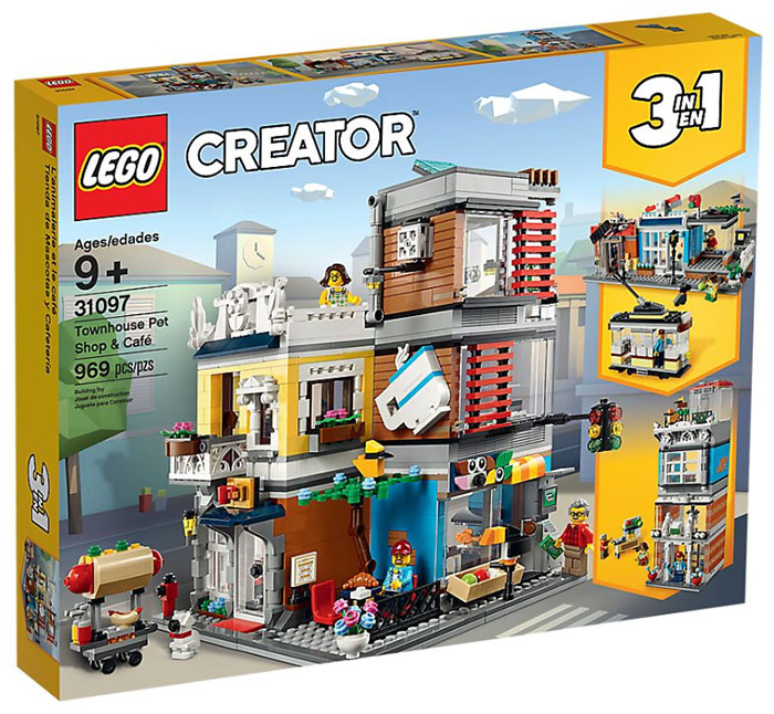 LEGO® Creator Kocke 3u1 - Zgrada Pet shop Kafe 31097