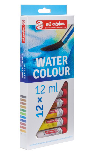 TALENS Art Creation Water Colour Set - Akvarel set 12 x 12ml 699032