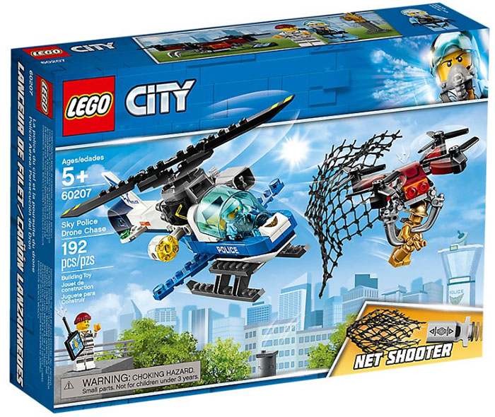 LEGO® City Kocke Policijska potera za lopovima i dronom 60207