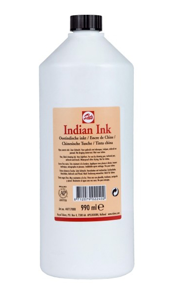TALENS Indian Ink - Kineski tuš 990ml crni 690250