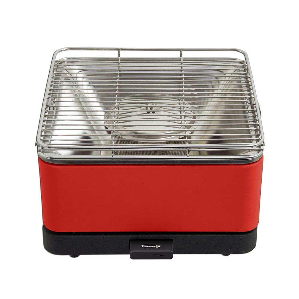 Feuerdesign Stoni roštilj na ćumur TEIDE crveni - Image 1