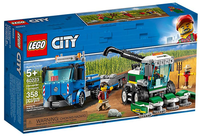 LEGO® City Kocke Transport kombajna na šleperu 60223