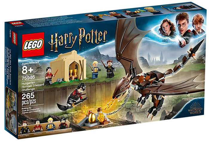 LEGO® Kocke Harry Potter - Izazov sa mađarskim šiljorepim zmajem na Tročarobnjačkom turniru 75946