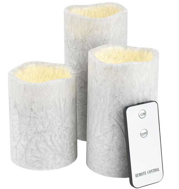 Tri LED sveće na baterije