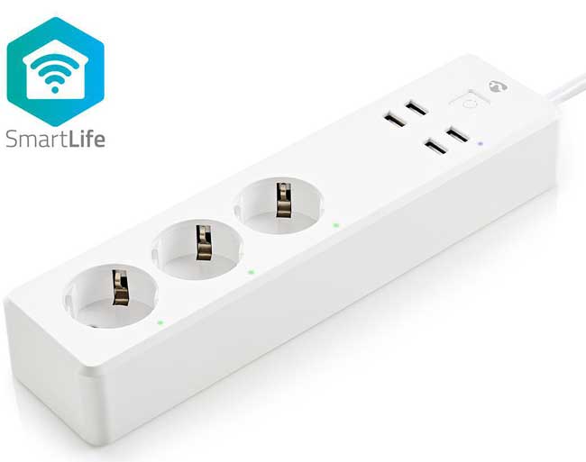 Smart Wi-Fi Produžni kabl 3680W 16A Nedis WIFIP310FWT