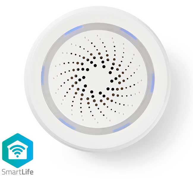 Smart Wi-Fi Alarmna sirena Nedis WIFISI10CWT