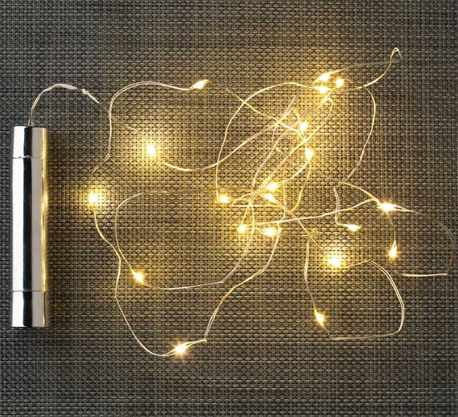 Novogodišnje lampice na baterije 20LED 200cm