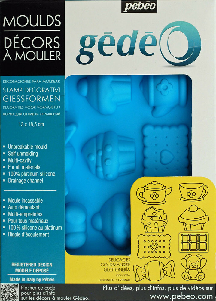 PEBEO Gedeo Mould Delicacies - Kalup za livenje DELIKATESI 13 x 18.5cm 667020