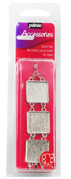PEBEO Fantasy Jewel - Podloga od metala za nakit KVADRATNA NARUKVICA 664352
