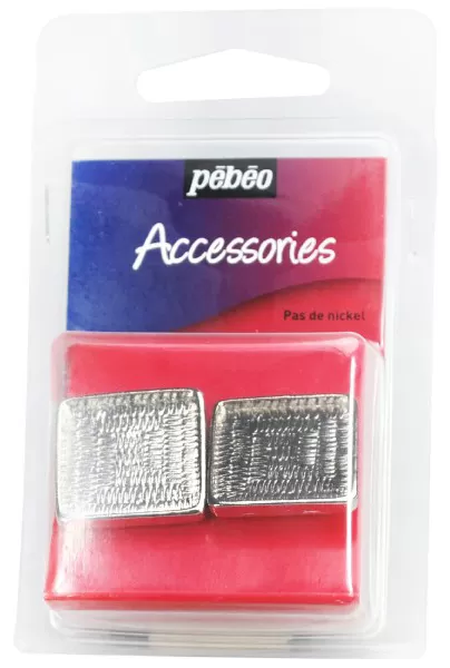 PEBEO Fantasy Accessories - Podloga od metala za nakit KVADRATNE MINÐUŠE 664353