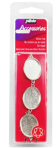 PEBEO Fantasy Accessories - Podloga od metala za nakit OVALNA NARUKVICA 664355