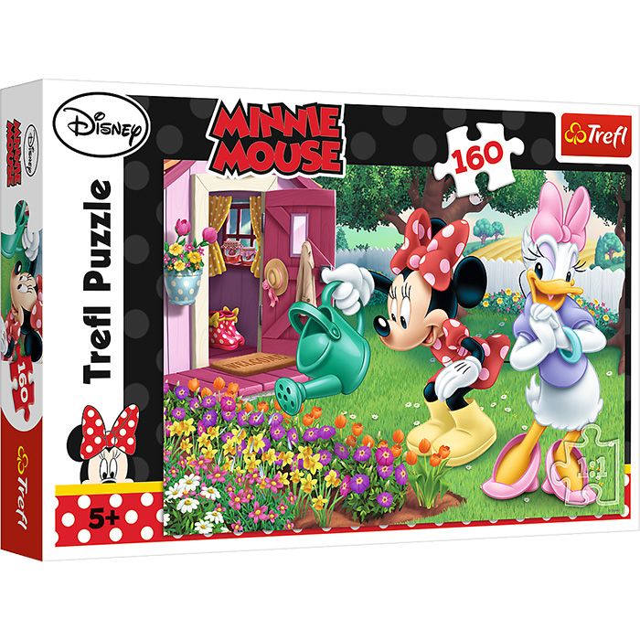 Trefl puzzle Minnie zaliva cveće 160 delova