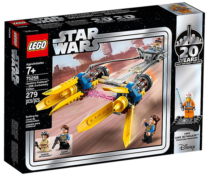 LEGO® STAR WARS™ Kocke - Anakins Podracer – 20th Anniversary Edition 75258