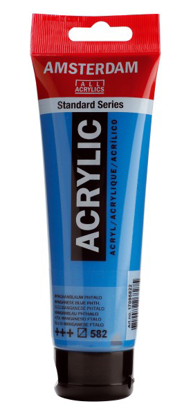 TALENS Amsterdam All Acrylics Standard Series - Akrilna boja Manganese Phthalo Blue 582 120ml 680582