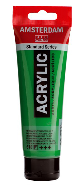 TALENS Amsterdam All Acrylics Standard Series - Akrilna boja Permanent Green Light 618 120ml 680618