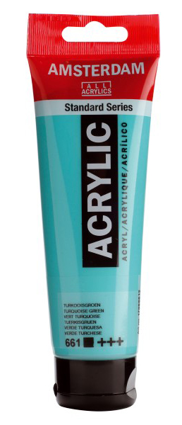TALENS Amsterdam All Acrylics Standard Series - Akrilna boja Turquoise Green 661 120ml 680661