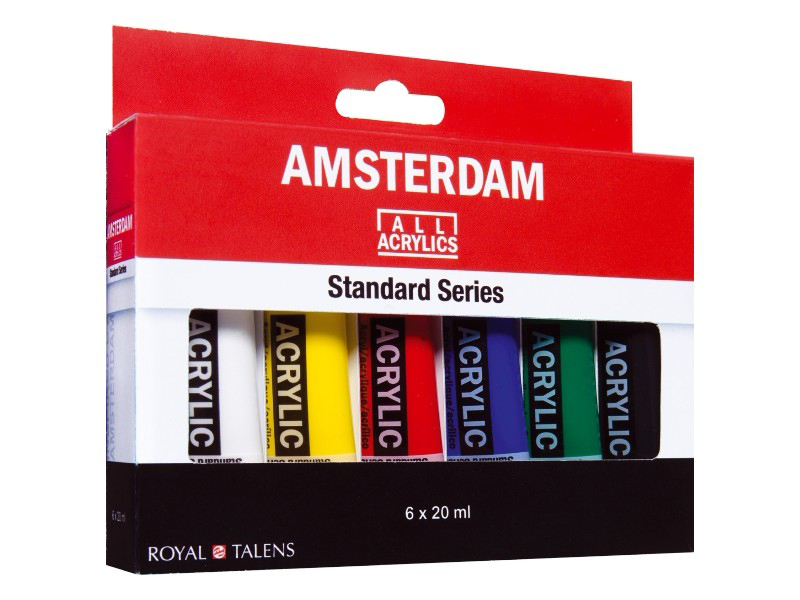 TALENS Amsterdam All Acrylics Standard Series - Intro Set I - Akrilne boje 6x20ml 680921