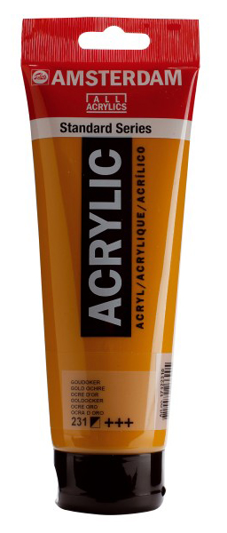 TALENS Amsterdam All Acrylics Standard Series - Akrilna boja Gold Ochre 231 250ml 681231