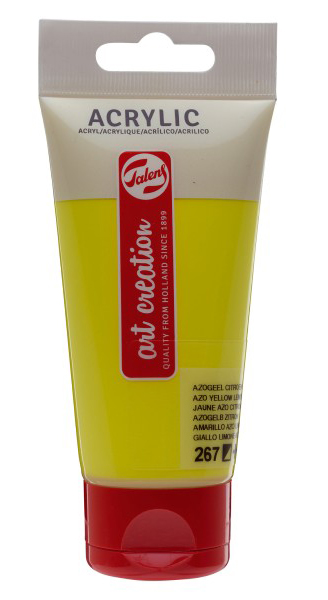 TALENS Art Creation Acrylic Colour Tube - Akrilna boja Azo Yellow Lemon 267 75ml 692267