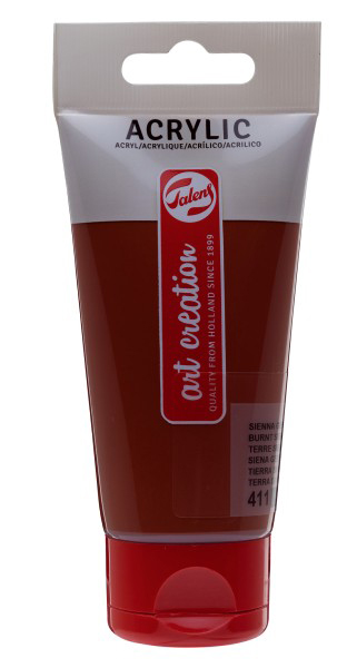 TALENS Art Creation Acrylic Colour Tube - Akrilna boja Burnt Sienna 411 75ml 692411 - Image 1