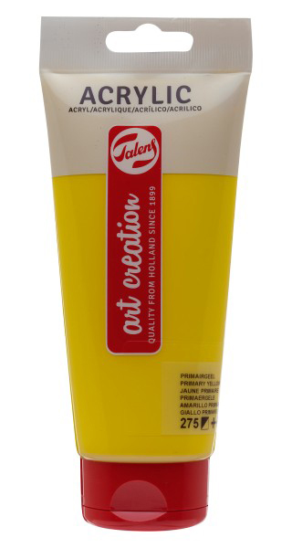 TALENS Art Creation Acrylic Colour Tube - Akrilna boja Primary Yellow 275 200ml 693275