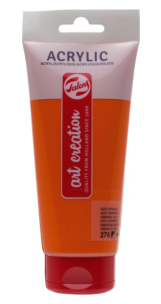 TALENS Art Creation Acrylic Colour Tube - Akrilna boja Azo Orange 276 200ml 693276