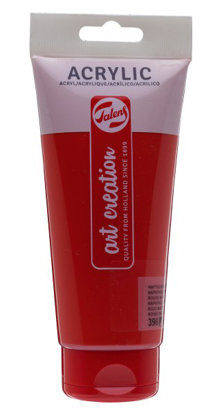 TALENS Art Creation Acrylic Colour Tube - Akrilna boja Naphthol Red Medium 396 200ml 693396